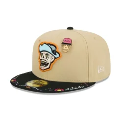 Cheap Las Vegas Aviators Skull Pin 59FIFTY Fitted Hat - KTGCaps - Baseball caps for various teams, purchased online at a discount Caps