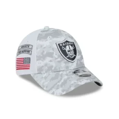 Sale Las Vegas Raiders 2024 Salute to Service 9FORTY StretchSnap Hat - KTGCaps - Baseball caps for various teams, purchased online at a discount Caps