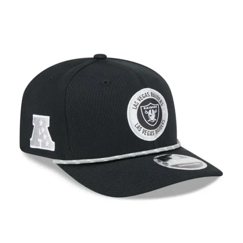 Shop Las Vegas Raiders 2024 Sideline 9SEVENTY StretchSnap Hat - KTGCaps - Baseball caps for various teams, purchased online at a discount Caps