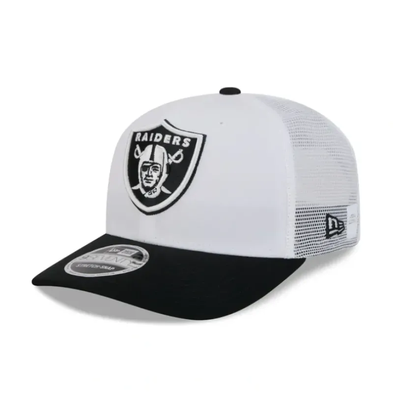 Store Las Vegas Raiders 2024 Training 9SEVENTY Trucker Hat - KTGCaps - Baseball caps for various teams, purchased online at a discount Caps