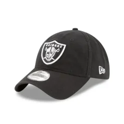 Sale Las Vegas Raiders Core Classic Black 9TWENTY Adjustable Hat - KTGCaps - Baseball caps for various teams, purchased online at a discount Caps