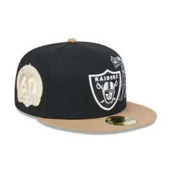 Sale Las Vegas Raiders Western Khaki 59FIFTY Fitted Hat - KTGCaps - Baseball caps for various teams, purchased online at a discount Caps