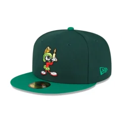 Outlet Looney Tunes Marvin the Martian 59FIFTY Fitted Hat - KTGCaps - Baseball caps for various teams, purchased online at a discount Caps