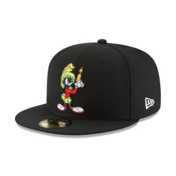 Cheap Looney Tunes Marvin the Martian Black 59FIFTY Fitted Hat - KTGCaps - Baseball caps for various teams, purchased online at a discount Caps