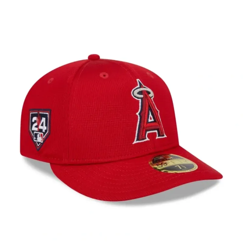 Best Sale Los Angeles Angels 2024 Spring Training Low Profile 59FIFTY Fitted Hat - KTGCaps - Baseball caps for various teams, purchased online at a discount Caps