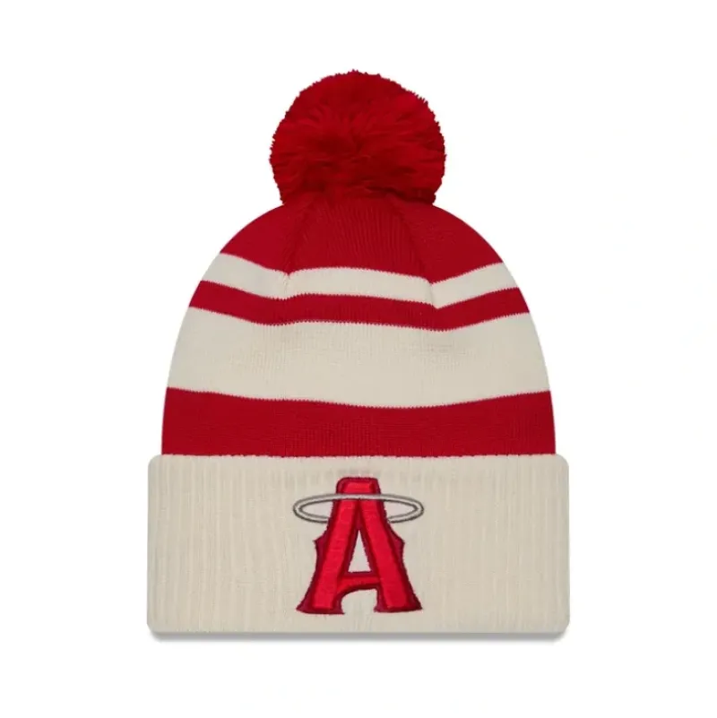 Clearance Los Angeles Angels City Connect Pom Knit Hat - KTGCaps - Baseball caps for various teams, purchased online at a discount Caps
