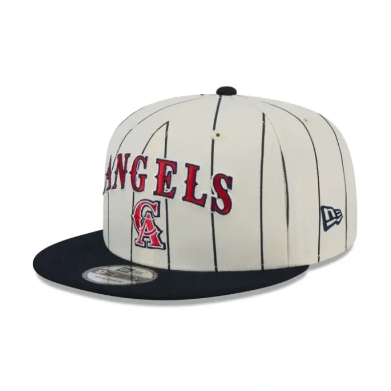 Store Los Angeles Angels Jersey Pinstripe 9FIFTY Snapback Hat - KTGCaps - Baseball caps for various teams, purchased online at a discount