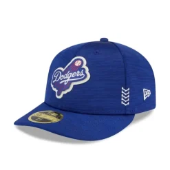 Online Los Angeles Dodgers 2024 Clubhouse Low Profile 59FIFTY Fitted Hat - KTGCaps - Baseball caps for various teams, purchased online at a discount