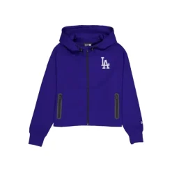Outlet Los Angeles Dodgers Active Womens FullZip Hoodie - KTGCaps - Baseball caps for various teams, purchased online at a discount