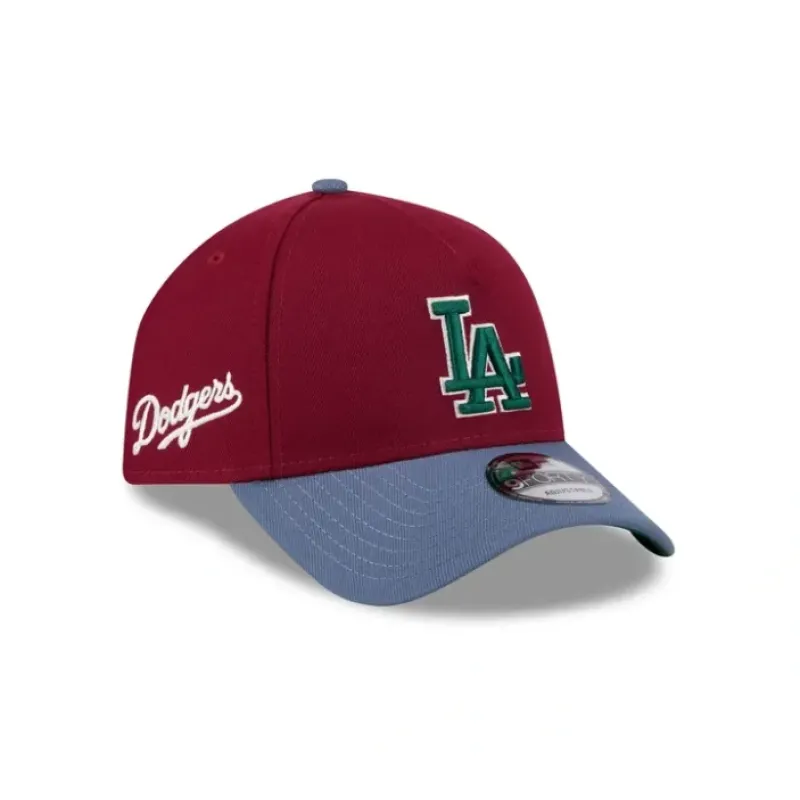 Hot Los Angeles Dodgers Cherry 9FORTY AFrame Snapback Hat - KTGCaps - Baseball caps for various teams, purchased online at a discount