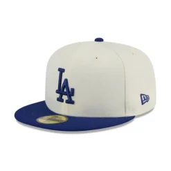 New Los Angeles Dodgers Chrome 59FIFTY Fitted Hat - KTGCaps - Baseball caps for various teams, purchased online at a discount