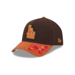 Flash Sale Los Angeles Dodgers Fall Foliage 9FORTY AFrame Snapback Hat - KTGCaps - Baseball caps for various teams, purchased online at a discount