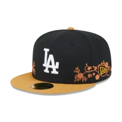 Shop Los Angeles Dodgers Floral Vine 59FIFTY Fitted Hat - KTGCaps - Baseball caps for various teams, purchased online at a discount Caps