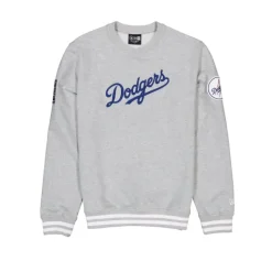 Shop Los Angeles Dodgers Gray Logo Select Crewneck - KTGCaps - Baseball caps for various teams, purchased online at a discount