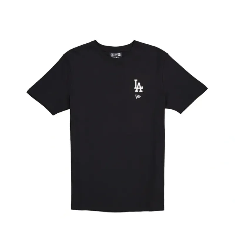 Shop Los Angeles Dodgers Logo Essentials Black TShirt - KTGCaps - Baseball caps for various teams, purchased online at a discount