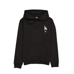 Shop Los Angeles Dodgers Logo Essentials Black Hoodie - KTGCaps - Baseball caps for various teams, purchased online at a discount