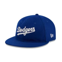 Outlet Los Angeles Dodgers Melton Wool Retro Crown 9FIFTY Adjustable Hat - KTGCaps - Baseball caps for various teams, purchased online at a discount