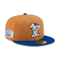 Store Los Angeles Dodgers Mini Mascot 59FIFTY Fitted Hat - KTGCaps - Baseball caps for various teams, purchased online at a discount
