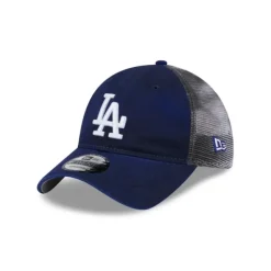 Outlet Los Angeles Dodgers Slick 9TWENTY Trucker Hat - KTGCaps - Baseball caps for various teams, purchased online at a discount