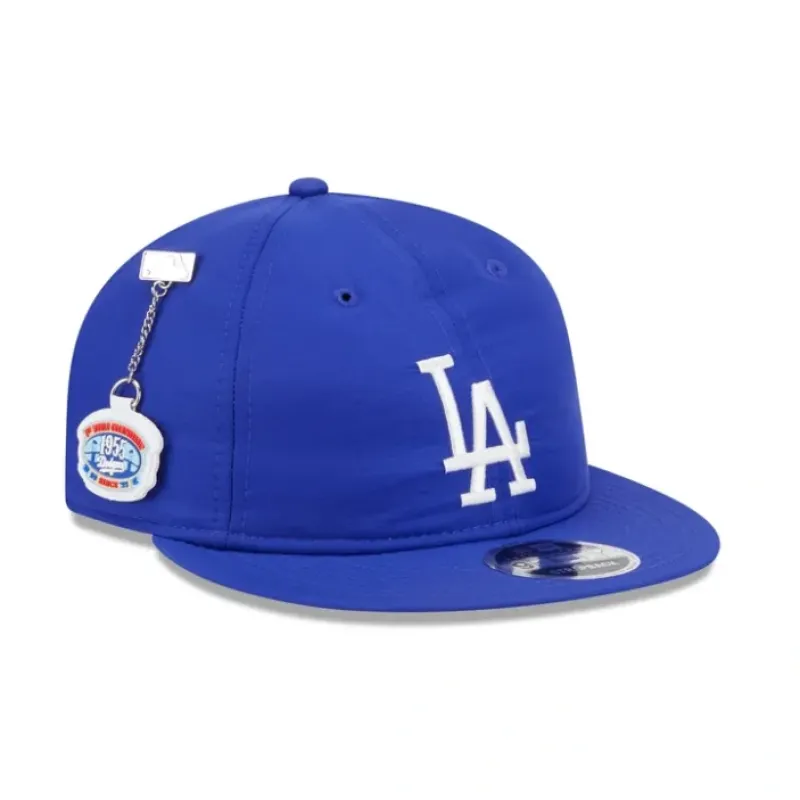Best Los Angeles Dodgers Team Color Retro Crown 9FIFTY Adjustable Hat - KTGCaps - Baseball caps for various teams, purchased online at a discount