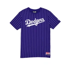 Clearance Los Angeles Dodgers Throwback Pinstripe TShirt - KTGCaps - Baseball caps for various teams, purchased online at a discount