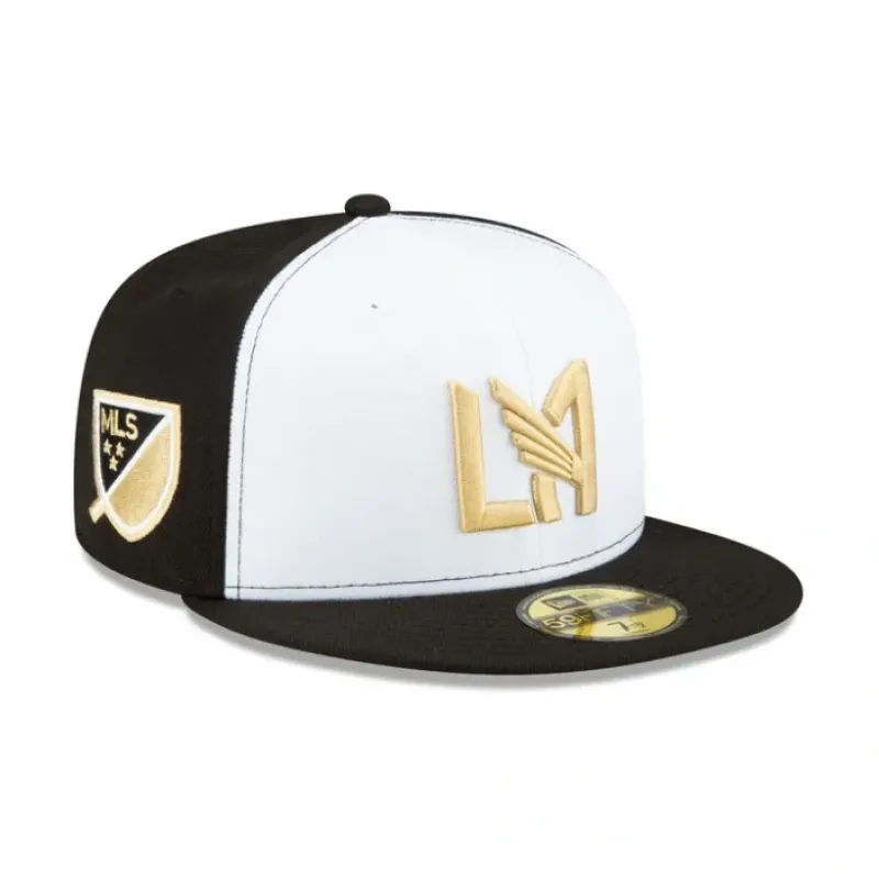 Store Los Angeles FC 2024 MLS Kickoff 59FIFTY Fitted Hat - KTGCaps - Baseball caps for various teams, purchased online at a discount