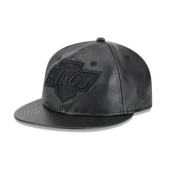 Online Los Angeles Kings Genuine Leather Retro Crown 9FIFTY Strapback Hat - KTGCaps - Baseball caps for various teams, purchased online at a discount