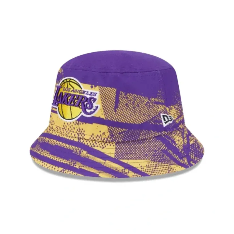 Best Los Angeles Lakers 2024 TipOff Bucket Hat - KTGCaps - Baseball caps for various teams, purchased online at a discount