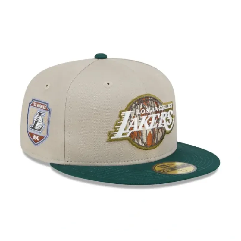 Clearance Los Angeles Lakers Earth Day 59FIFTY Fitted Hat - KTGCaps - Baseball caps for various teams, purchased online at a discount