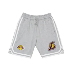 Sale Los Angeles Lakers Gray Logo Select Shorts - KTGCaps - Baseball caps for various teams, purchased online at a discount Caps