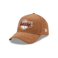 Store Los Angeles Lakers Ornamental Cord 9FORTY AFrame Snapback Hat - KTGCaps - Baseball caps for various teams, purchased online at a discount