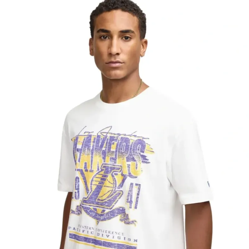 Cheap Los Angeles Lakers Sport Classics Distressed TShirt - KTGCaps - Baseball caps for various teams, purchased online at a discount