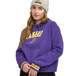 New Los Angeles Lakers Sport Night Purple Womens Hoodie - KTGCaps - Baseball caps for various teams, purchased online at a discount