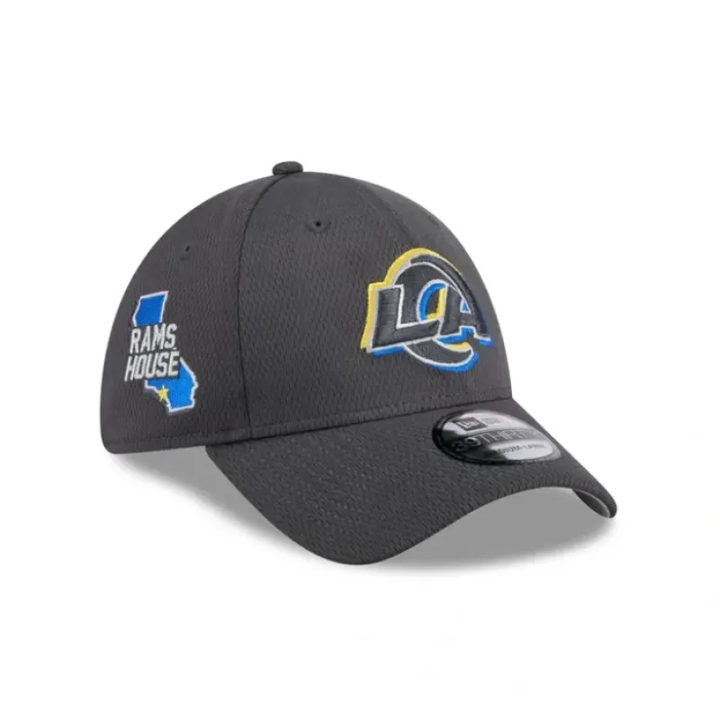 Sale Los Angeles Rams 2024 Draft 39THIRTY Stretch Fit Hat - KTGCaps - Baseball caps for various teams, purchased online at a discount