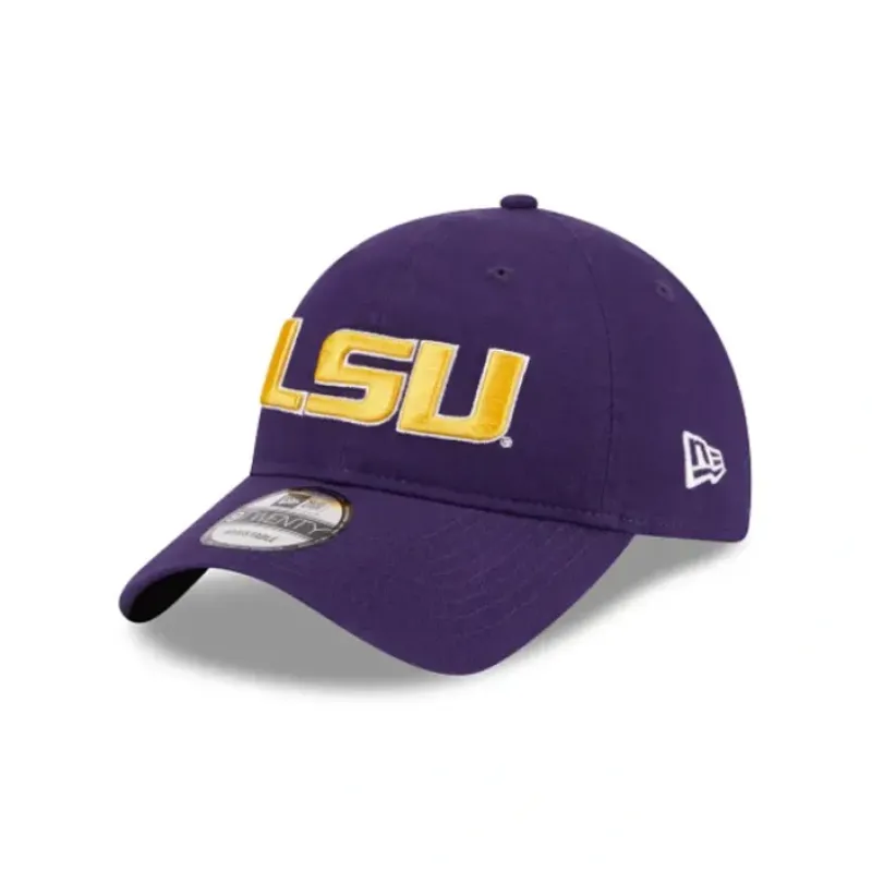 Outlet LSU Tigers Purple 9TWENTY Adjustable Hat - KTGCaps - Baseball caps for various teams, purchased online at a discount