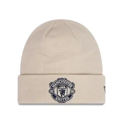 Online Manchester United Cream Cuff Knit Hat - KTGCaps - Baseball caps for various teams, purchased online at a discount
