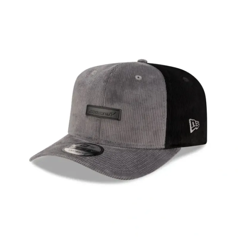 Hot McLaren Automotive Two Tone Corduroy 9FIFTY Original Fit Snapback Hat - KTGCaps - Baseball caps for various teams, purchased online at a discount
