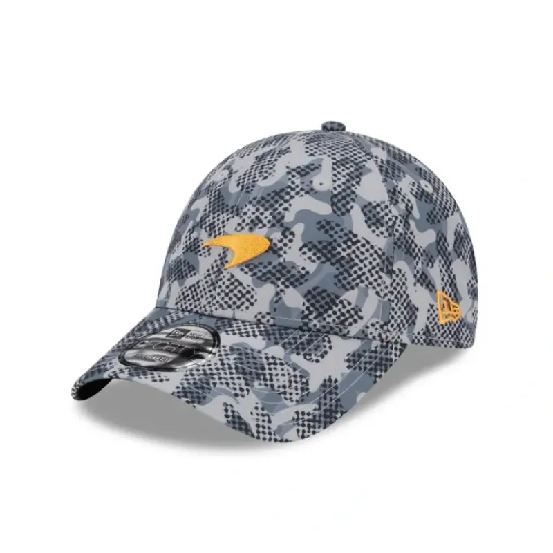 Best McLaren Formula 1 Team Gray Camo 9FORTY Snapback Hat - KTGCaps - Baseball caps for various teams, purchased online at a discount