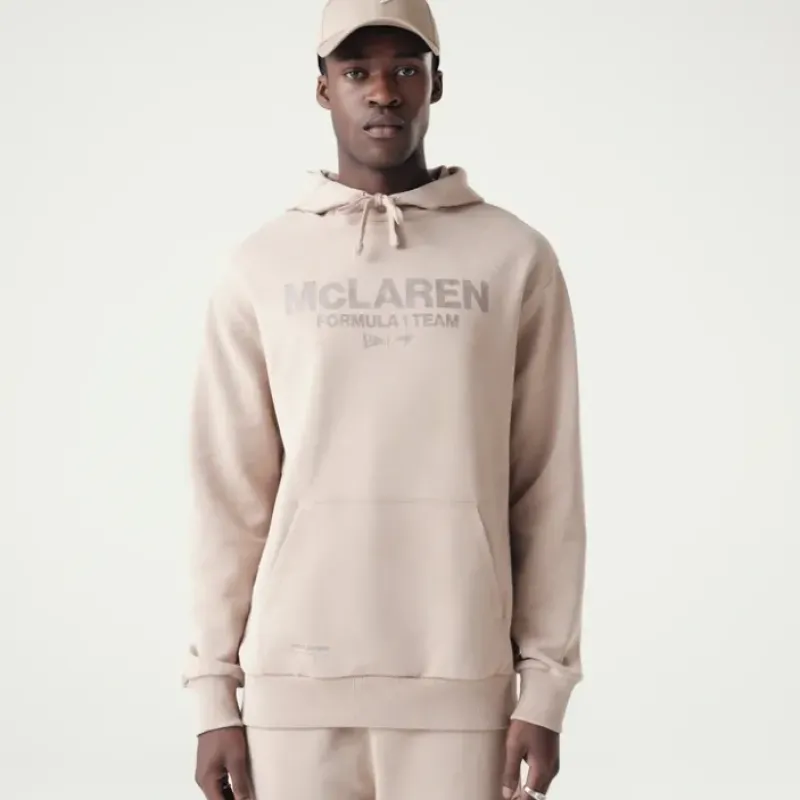 Best McLaren Formula 1 Team Washed Taupe Hoodie - KTGCaps - Baseball caps for various teams, purchased online at a discount