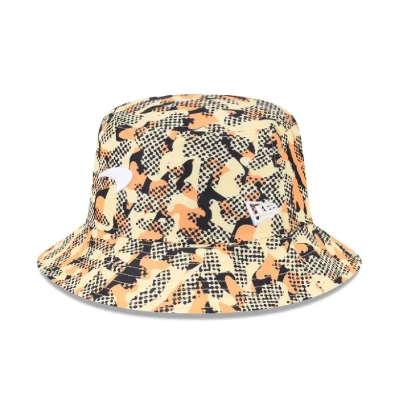 Outlet McLaren Formula 1 Team Yellow Camo Bucket Hat - KTGCaps - Baseball caps for various teams, purchased online at a discount