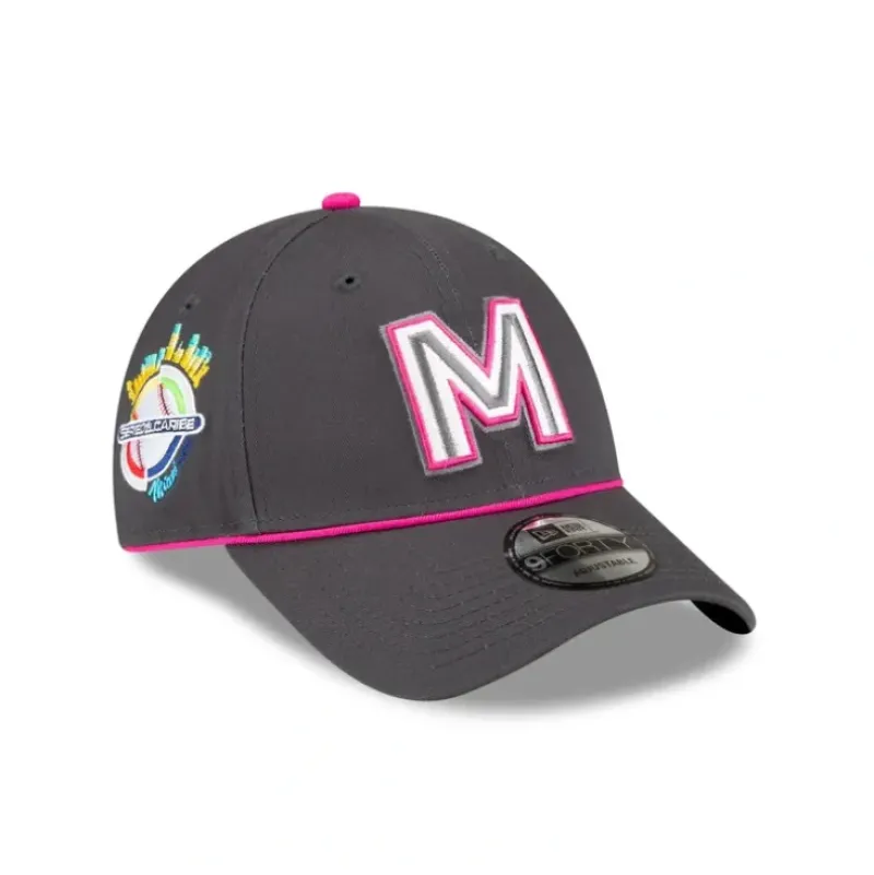 Clearance Mexico Baseball 2024 Caribbean Series Gray 9FORTY Adjustable Hat - KTGCaps - Baseball caps for various teams, purchased online at a discount Caps