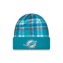 Store Miami Dolphins 2024 Cold Weather Statement Knit Beanie - KTGCaps - Baseball caps for various teams, purchased online at a discount