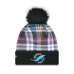 Sale Miami Dolphins 2024 Crucial Catch Womens Pom Knit Hat - KTGCaps - Baseball caps for various teams, purchased online at a discount