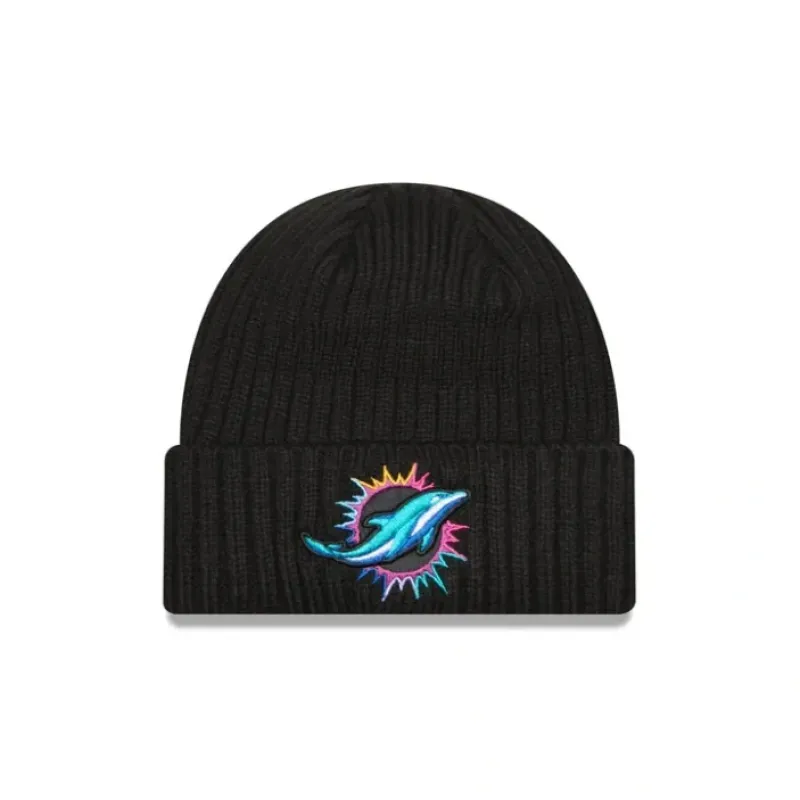 Cheap Miami Dolphins 2024 Crucial Catch Tech Knit Hat - KTGCaps - Baseball caps for various teams, purchased online at a discount