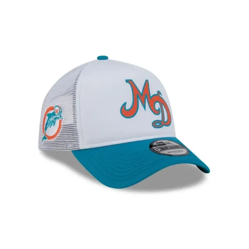 Best Sale Miami Dolphins City Originals 9FORTY AFrame Snapback Hat - KTGCaps - Baseball caps for various teams, purchased online at a discount