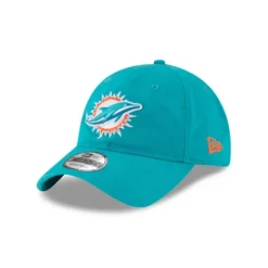 Outlet Miami Dolphins Core Classic 9TWENTY Adjustable Hat - KTGCaps - Baseball caps for various teams, purchased online at a discount