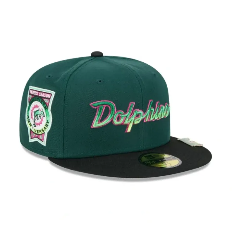 Cheap Miami Dolphins Crawlers 59FIFTY Fitted Hat - KTGCaps - Baseball caps for various teams, purchased online at a discount