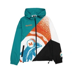 Best Sale Miami Dolphins Sport Classics Color Block Windbreaker - KTGCaps - Baseball caps for various teams, purchased online at a discount