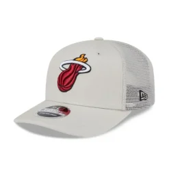 Outlet Miami Heat Canvas 9SEVENTY Trucker Hat - KTGCaps - Baseball caps for various teams, purchased online at a discount