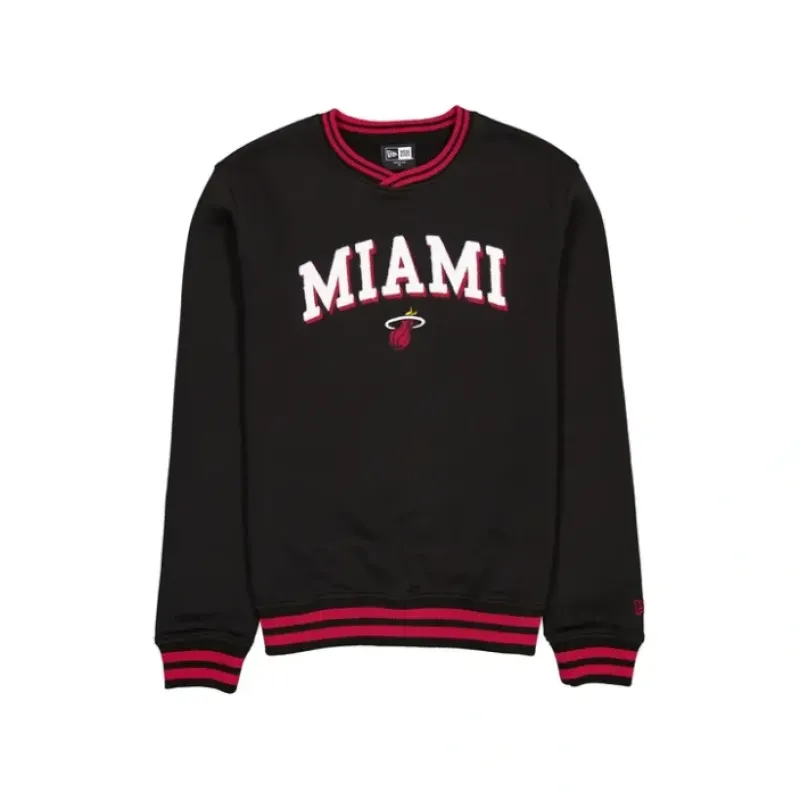 Best Sale Miami Heat Sport Night Black Crewneck - KTGCaps - Baseball caps for various teams, purchased online at a discount